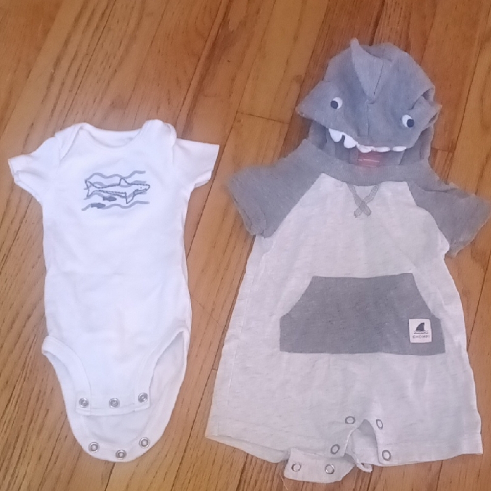 Carter's White Cotton Newborn Onesie